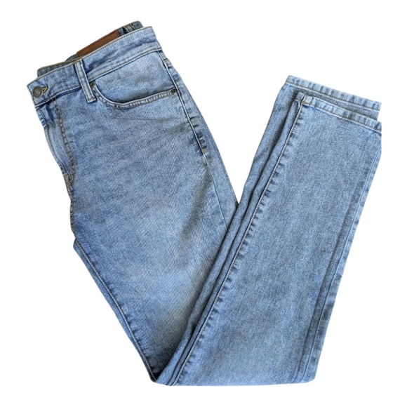 UH Denim Jeans Skinny Steetchy Retro Faded Blue 34W 34L - Picture 1 of 10